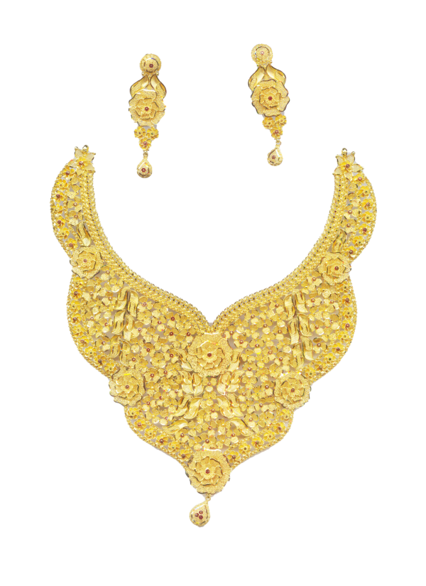 Captivating Floral Necklace Set